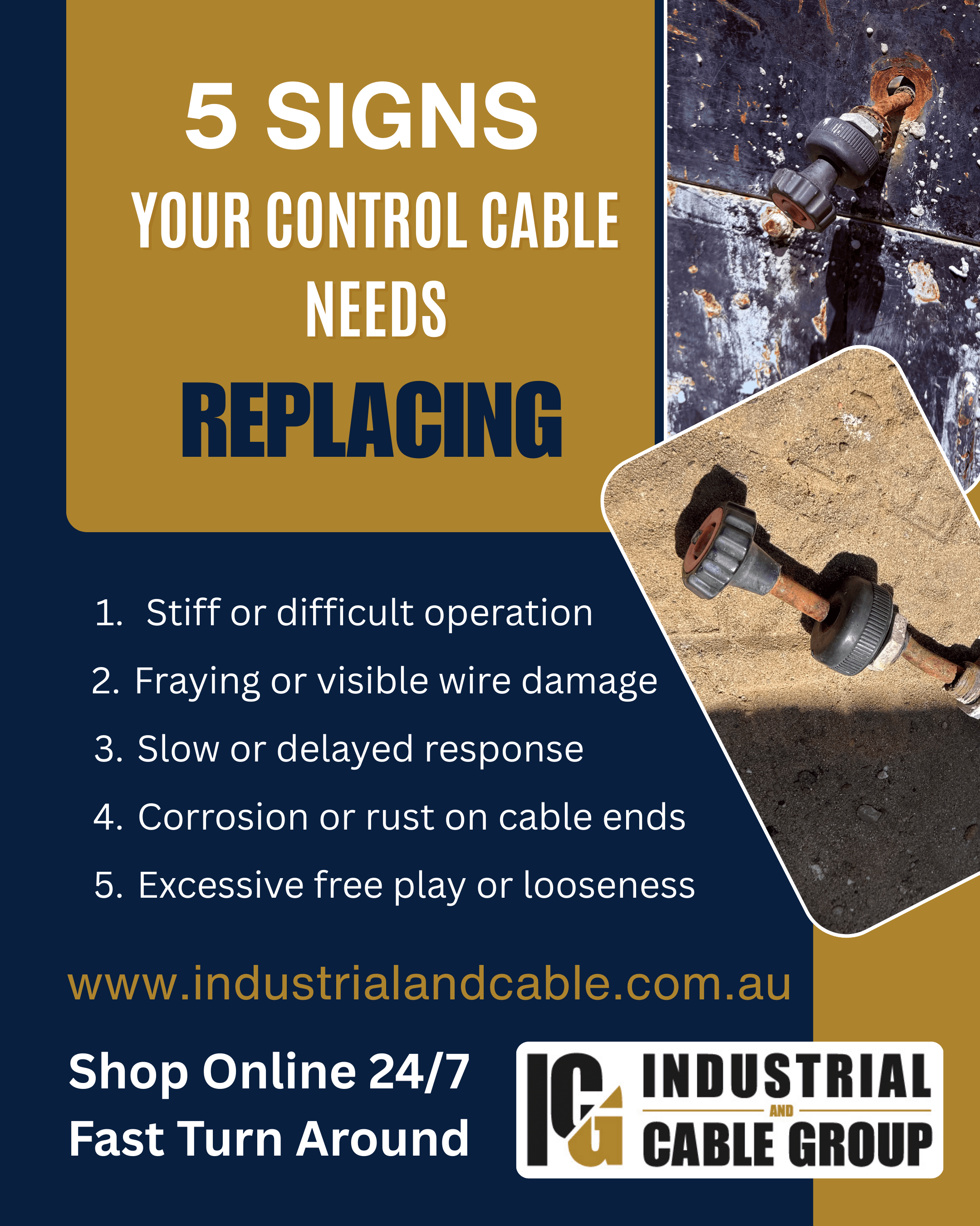 5 Signs Your Control Cables Need Replacing 5 Signs Your Control Cables Need Replacing